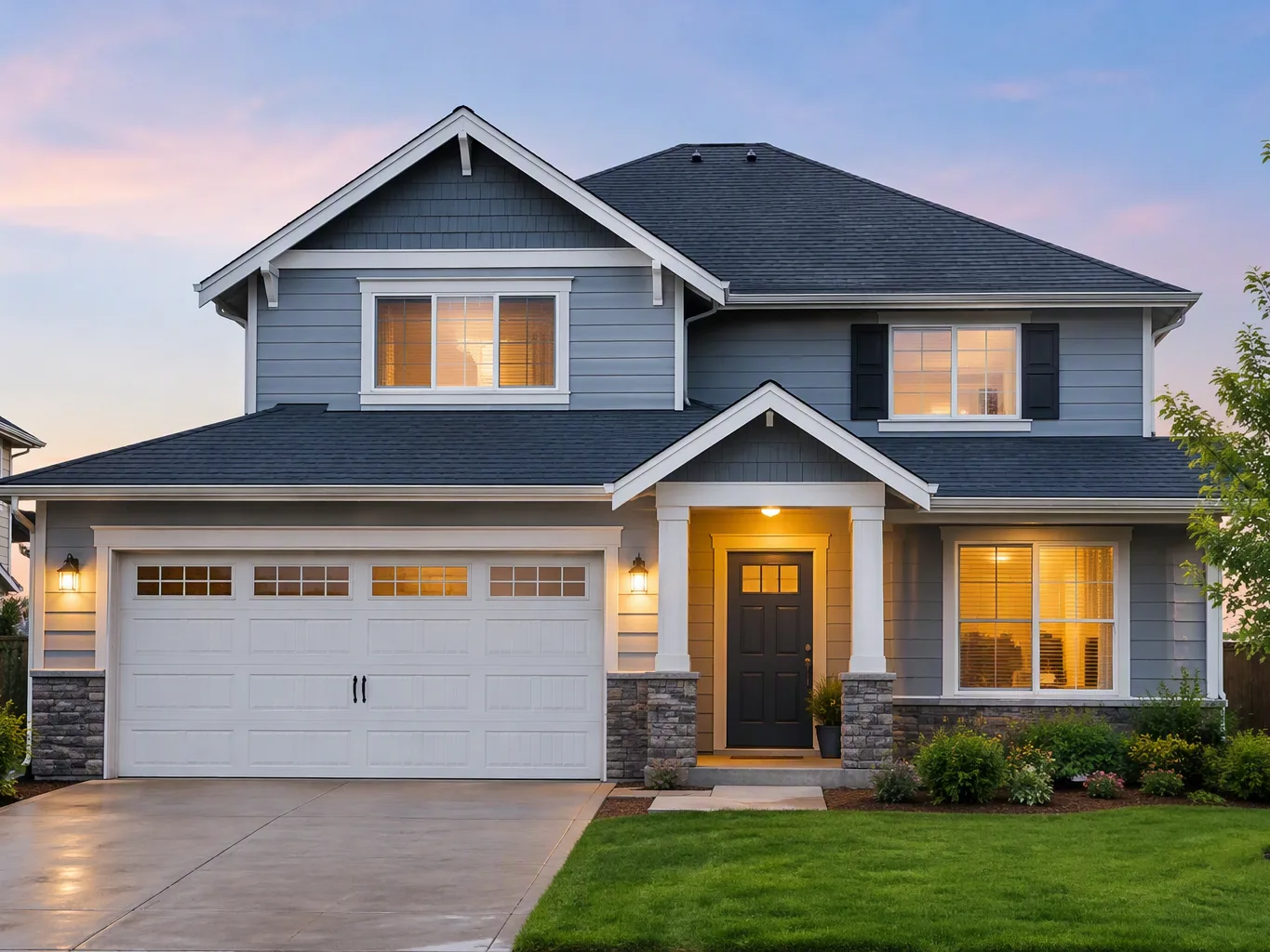 A home buyer / house flipper working on a residential wholesaling properties job — mid-task, hands, tools and the work itself in sharp focus, the rest of the space softly out of focus